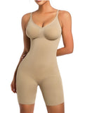 Women Bust Butt Enhancer Seamless Sculpt Mid Thigh Bodysuit Zarnesh