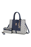 Women MKF Yuliana Circular Print Satchel with Wallet by Mia| Zarnesh