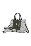 Women MKF Yuliana Circular Print Satchel with Wallet by Mia| Zarnesh