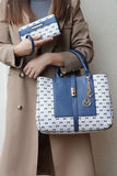 Women MKF Yuliana Circular Print Satchel with Wallet by Mia| Zarnesh