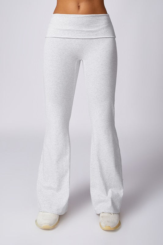 High-waisted hip-lifting flared casual sport pants