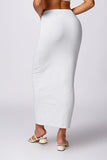 Women Casual Long High Waisted Buttery Hip Hugging Maxi Skirts Zarnesh
