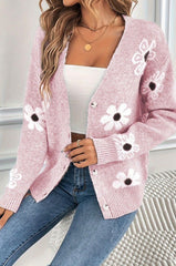 Women’s Floral Pattern Cardigan | Zarnesh