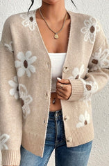 Women’s Floral Pattern Cardigan | Zarnesh