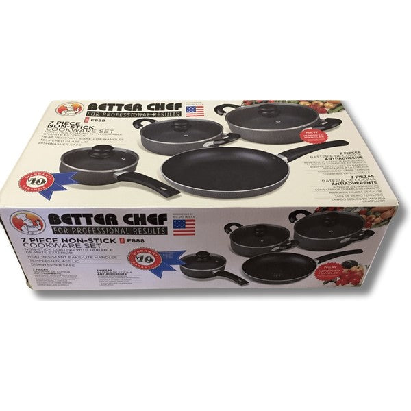 Better Chef 7-Piece Aluminum Nonstick Cookware Set | Zarnesh