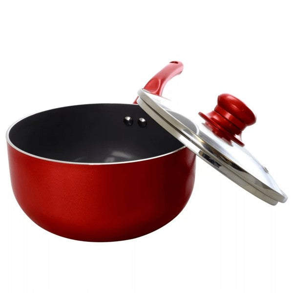 Better Chef 1.5Qt Ceramic Saucepan with Glass Lid | Zarnesh