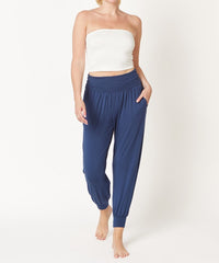 Women Bamboo New SK High Or Folded Waistband Yoga Jogger Zarnesh