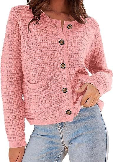 Women’s Textured Button Front Cardigan | Zarnesh