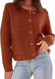Women Textured Button Front Cardigan | Zarnesh
