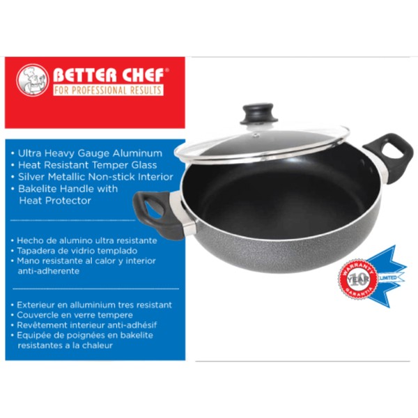 Better Chef 10-Inch Aluminum Non-Stick Deep Fryer | Zarnesh