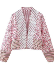 Women Reversible printed jacket | Zarnesh