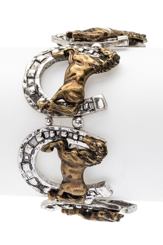 Women’s Western Horse Stretch Bracelet | Zarnesh

