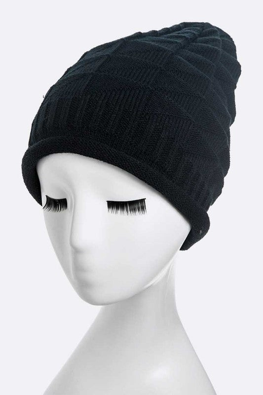 Women’s Unisex Raised Knit Slouchy Beanie | Zarnesh