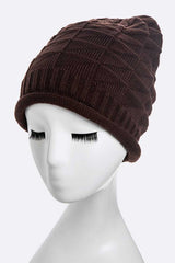 Women’s Unisex Raised Knit Slouchy Beanie | Zarnesh