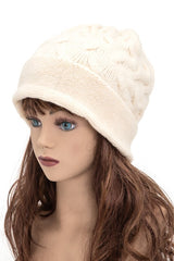 Women’s Wool Blend Slouchy Fit Cuffed Beanie | Zarnesh