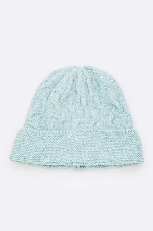 Women’s Wool Blend Slouchy Fit Cuffed Beanie | Zarnesh