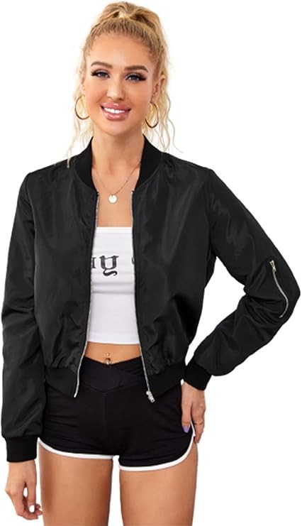 Women’s Classic and Versatile Bomber Jacket | Zarnesh