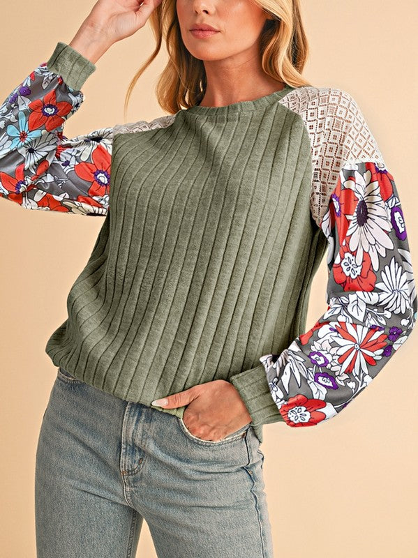 Women Cotton Stripe Drop Shoulder Sweatshirt | Zarnesh