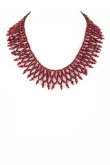 Women’s Crystal Mix Seed Beads Iconic Collar Necklace | Zarnesh