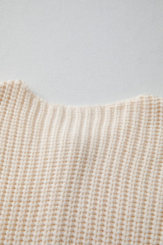 Women’s Textured Knit Side Pockets Buttoned Sweater Vest | Zarnesh