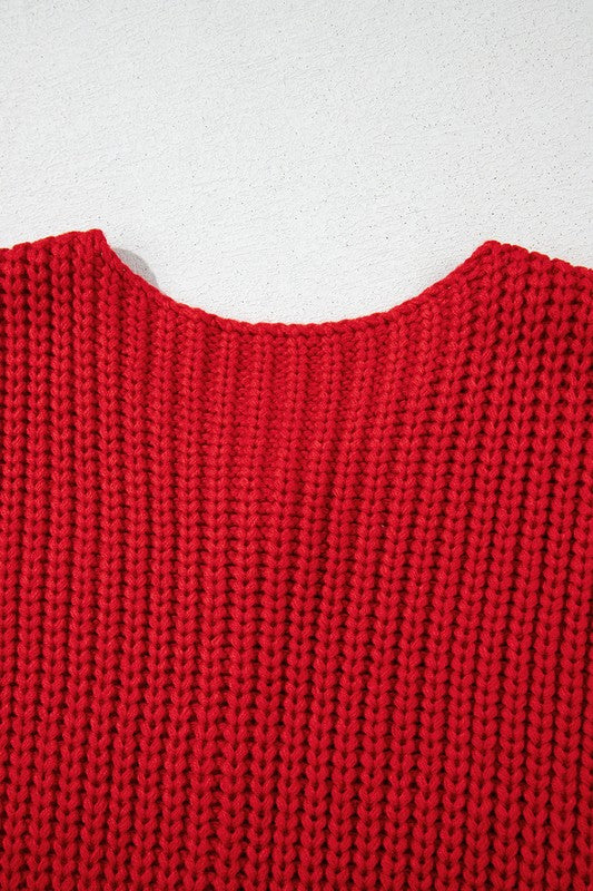 Women’s Textured Knit Side Pockets Buttoned Sweater Vest | Zarnesh