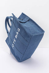 Women Denim Convertible Small Tote Bag | Zarnesh