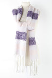 Women Soft Stripy Winter Scarf | Zarnesh