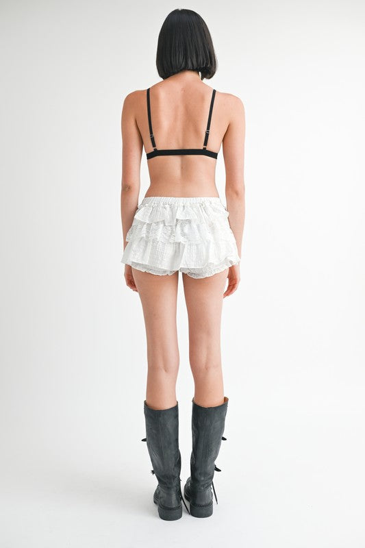 Women Rib Lace Bralette Zarnesh
