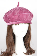 Women Velour Fashion Beret | Zarnesh