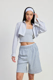 Women Soft Relaxed Adjustable Fit Elastic Waistband Shorts Zarnesh