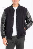 Men Melton Lettermans Varsity Jacket | Zarnesh