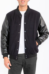 Men Melton Lettermans Varsity Jacket | Zarnesh