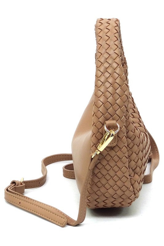 Women Woven Mini Hobo Shoulder Bag Zarnesh