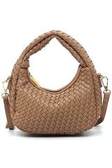 Women Woven Mini Hobo Shoulder Bag Zarnesh