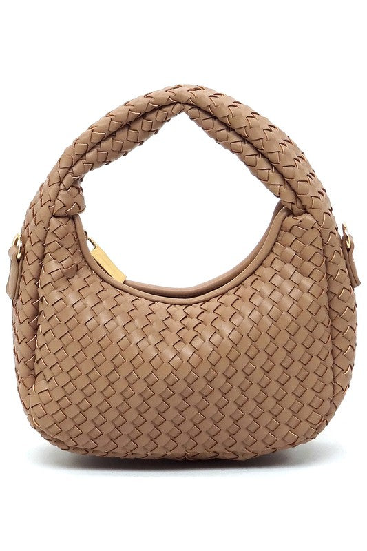 Women Woven Mini Hobo Shoulder Bag Zarnesh