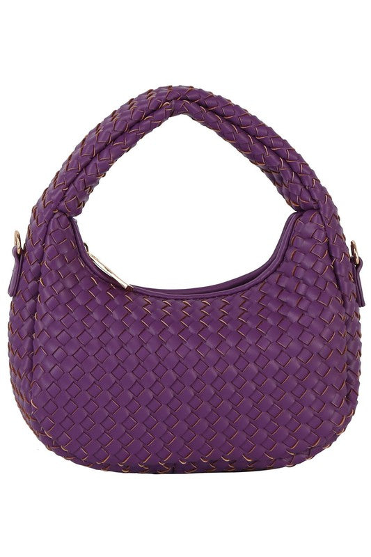 Women Woven Mini Hobo Shoulder Bag Zarnesh