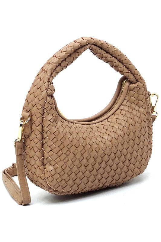 Women Woven Mini Hobo Shoulder Bag Zarnesh