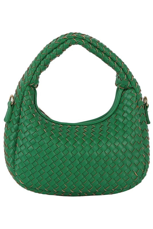 Women Woven Mini Hobo Shoulder Bag Zarnesh