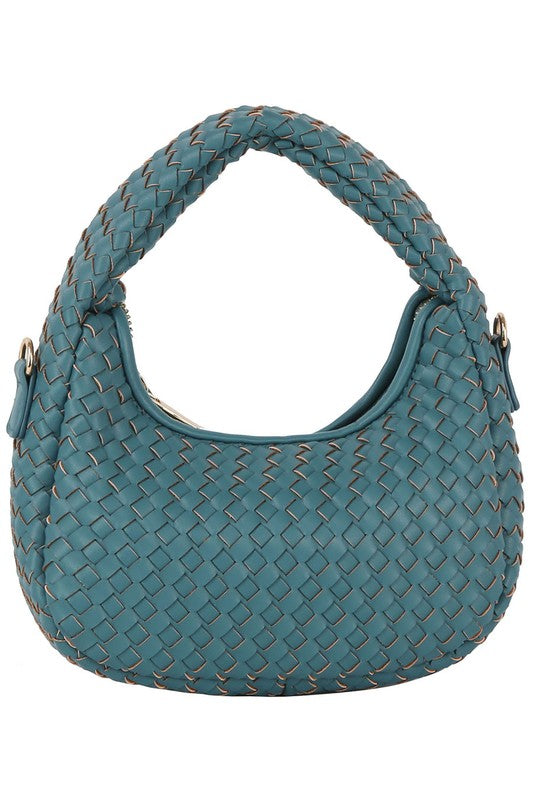 Women Woven Mini Hobo Shoulder Bag Zarnesh