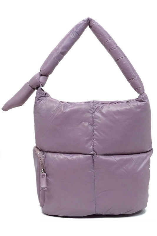 Women Soft Puffy Shoulder Bag Hobo Zarnesh