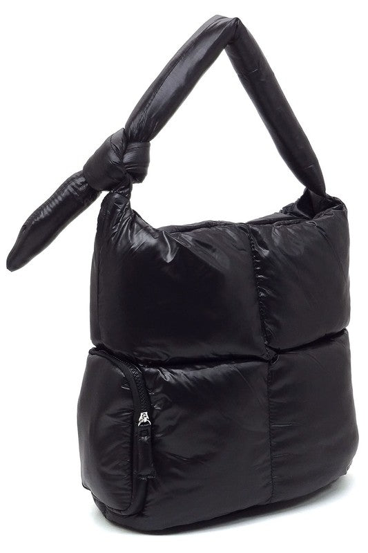 Women Soft Puffy Shoulder Bag Hobo Zarnesh