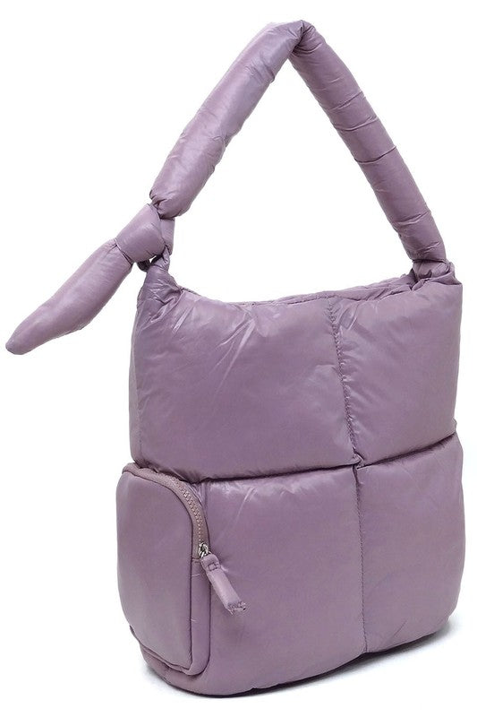 Women Soft Puffy Shoulder Bag Hobo Zarnesh