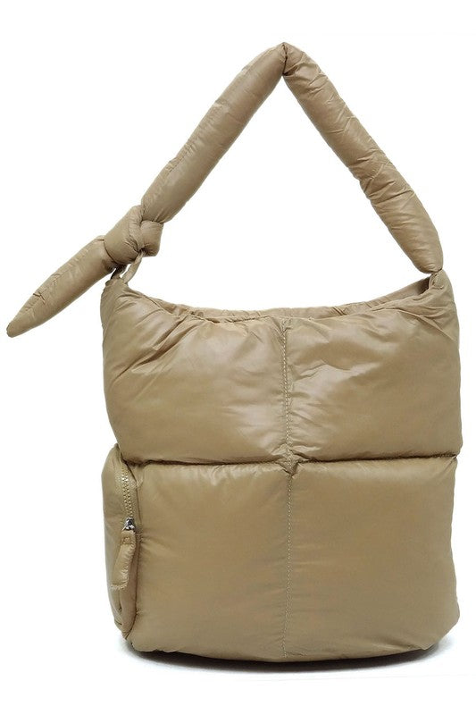 Women Soft Puffy Shoulder Bag Hobo Zarnesh