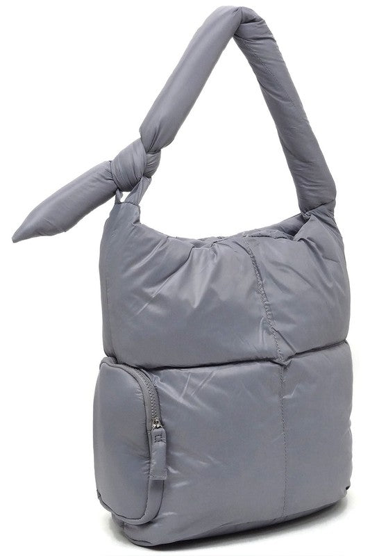 Women Soft Puffy Shoulder Bag Hobo Zarnesh