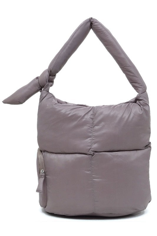 Women Soft Puffy Shoulder Bag Hobo Zarnesh