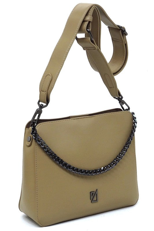 Women IZA CO Chain Link Crossbody Bag Zarnesh