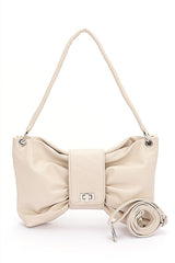 Women Oversize Bow Shape Secure Closure Shoulder Bag Zarnesh