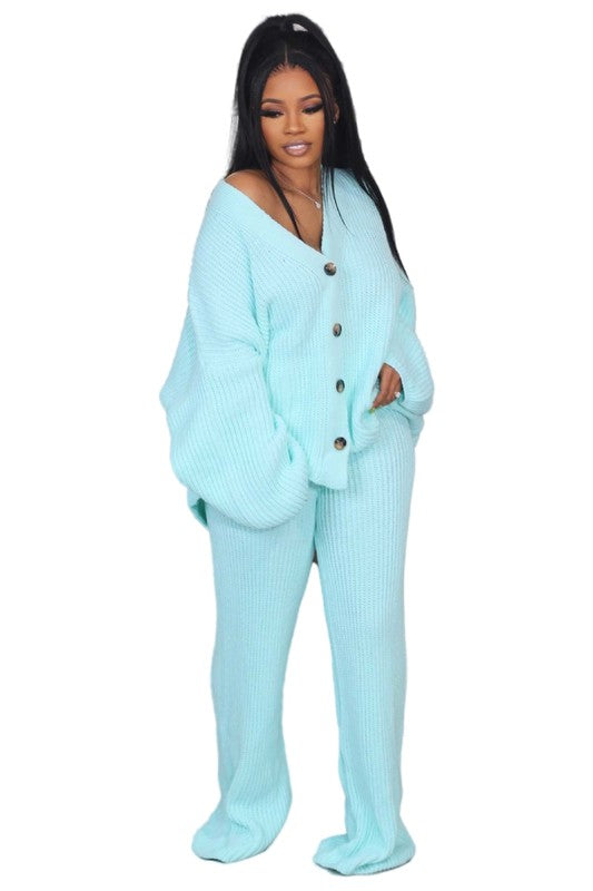 Women Fashion 2PCS Sweater Pants Set | Zarnesh