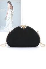 Women Iconic Satin Box Shape Clutch Swing Bag Zarnesh