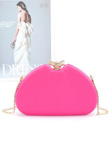Women Iconic Satin Iconic Box Shape Clutch Swing Bag Zarnesh